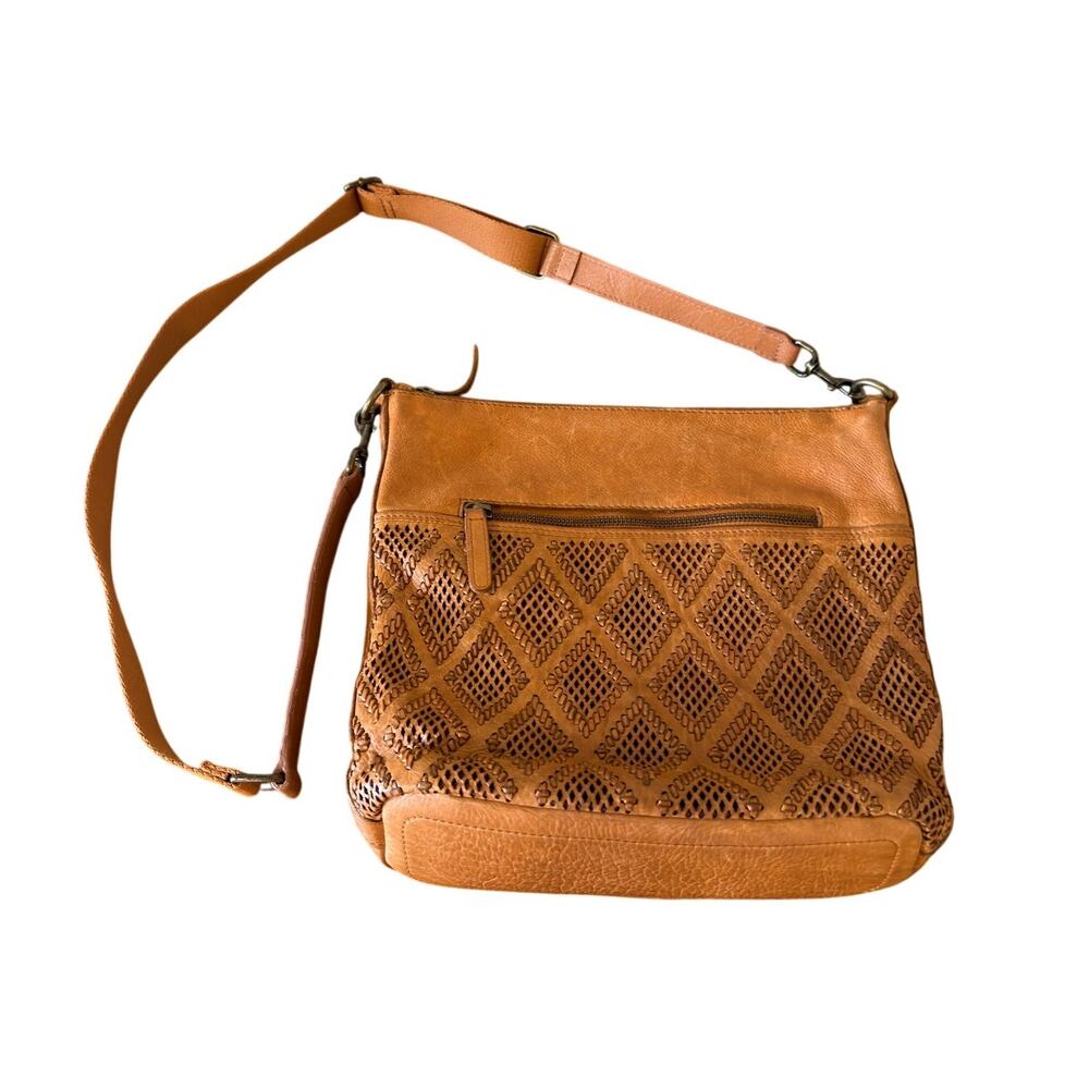 Vilenca Holland Leather Crossbody Bag Purse Boho Bohemian